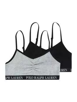 Бюстгальтер Polo Ralph Lauren, пятнистый серый/черный