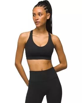 Бюстгальтер Prana Heavana Racerback Bralette, цвет Black Heather
