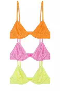 Бюстгальтер Privacy Please Freya Underwire 3 Pack, цвет Multi