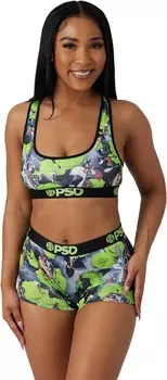 Бюстгальтер PSD Looney Roses Sports Bra, разноцветный