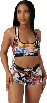 Бюстгальтер PSD Playboy Covers Sports Bra, разноцветный