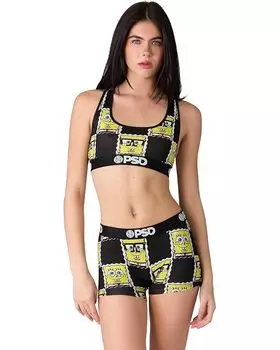 Бюстгальтер PSD Spongebob Squarepants Check Sports Bra, разноцветный