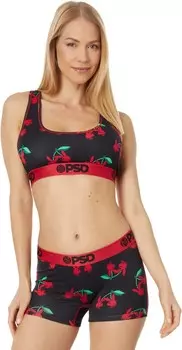Бюстгальтер PSD Sports Bra, цвет Black/Playboy Cherries MDL SB