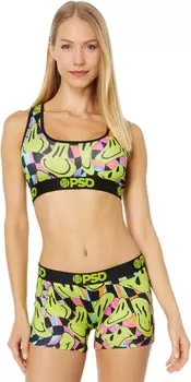 Бюстгальтер PSD Sports Bra, цвет Red/Psycho Smiles Sports Bra