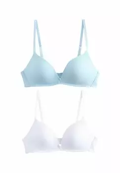 Бюстгальтер пуш-ап 2 PACK- REGULAR FIT Next, синий