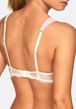 Бюстгальтер пуш-ап Adore Me, белый Clairabelle Push Up Demi Bra Bridal Blush