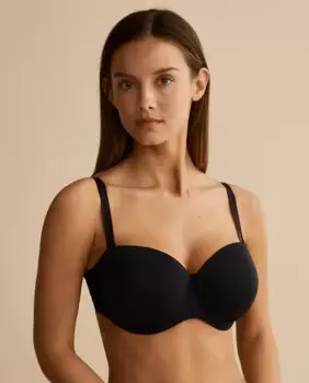 Бюстгальтер пуш-ап Antigel, черный