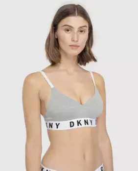 Бюстгальтер пуш-ап Boyfriend Group DKNY, серый
