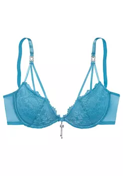 Бюстгальтер пуш ап LASCANA, бирюзовый