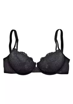 Бюстгальтер пуш ап LASCANA, черный