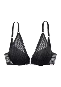 Бюстгальтер пуш-ап LASCANA, черный