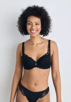 Бюстгальтер пуш-ап LASCANA, черный
