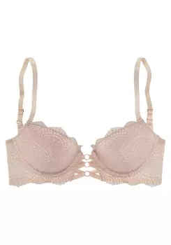 Бюстгальтер пуш ап LASCANA, цвет apricot