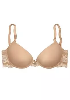 Бюстгальтер пуш ап LASCANA, цвет caramel