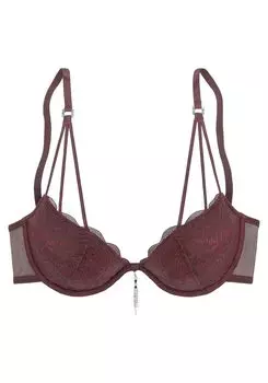 Бюстгальтер пуш ап LASCANA, цвет cherryrot