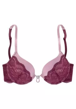 Бюстгальтер пуш ап LASCANA, цвет lila mauve