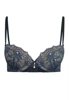Бюстгальтер пуш ап LASCANA, цвет marine nougat