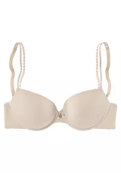 Бюстгальтер пуш ап LASCANA, цвет puder