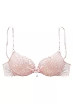 Бюстгальтер пуш ап LASCANA, цвет rose creme