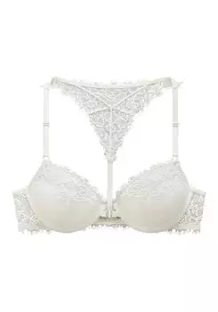 Бюстгальтер пуш ап LASCANA, кремовый