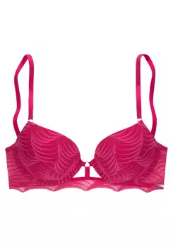 Бюстгальтер пуш ап LASCANA, розовый