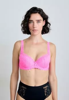 Бюстгальтер пуш-ап LASCANA, розовый