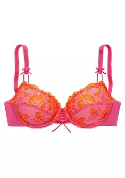 Бюстгальтер пуш-ап LASCANA, розовый