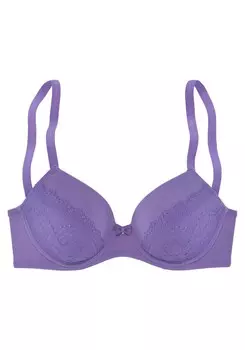 Бюстгальтер пуш-ап LASCANA, синий