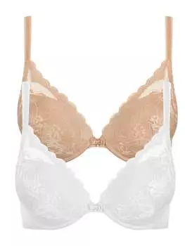 Бюстгальтер пуш-ап Lisca, цвет sweet almond-white