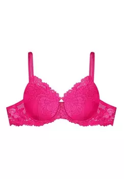 Бюстгальтер пуш-ап LYNN ESOTIQ, неоновый розовый
