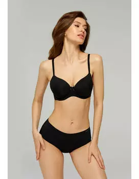 Бюстгальтер пуш ап Marc and Andre COTTON LINE, черный
