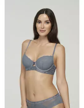 Бюстгальтер пуш ап Marc and Andre Push Up BH Milady, серый