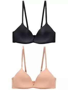 Бюстгальтер пуш-ап Next, цвет Beige/Black