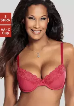 Бюстгальтер пуш-ап Petite Fleur на косточках, нижнее белье, белый