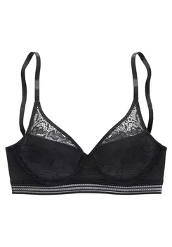 Бюстгальтер пуш ап s.Oliver, черный
