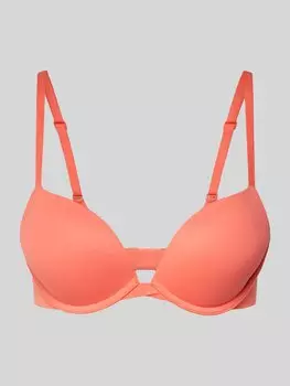Бюстгальтер пуш-ап с регулируемыми бретелями, модель 'PERFECTLY FIT' Calvin Klein Underwear, коралл