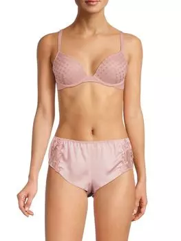 Бюстгальтер пуш-ап с вышитым логотипом Wolford, цвет Powder Pink