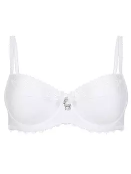Бюстгальтер пуш ап SUSA Dirndl BH Wiesn Zauber, белый