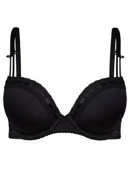 Бюстгальтер пуш ап SUSA Push Up Dirndl BH Wiesn Zauber, черный