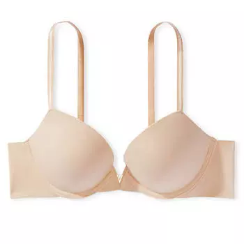 Бюстгальтер пуш-ап Victoria's Secret Love Cloud Plunge, бежевый