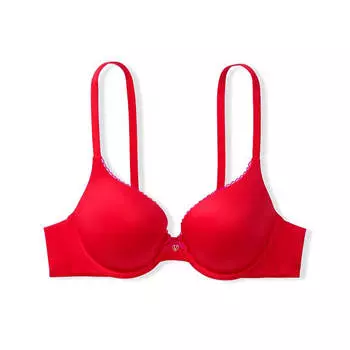 Бюстгальтер пуш-ап Victoria`s Secret Smooth Perfect Shape, красный