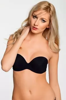 Бюстгальтер Push без бретелек Calvin Klein Underwear, черный