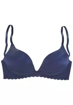 Бюстгальтер push-up LASCANA Push-up Bra, темно-синий