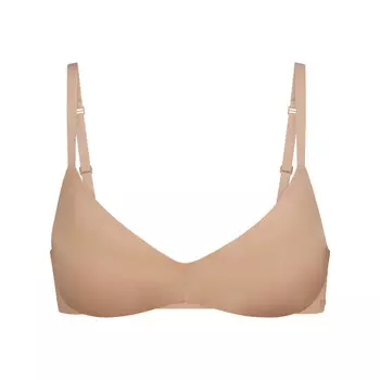 Бюстгальтер push-up с глубоким вырезом SKIMS Wireless Form, цвет Clay
