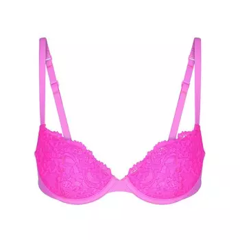 Бюстгальтер push-up SKIMS, цвет neon pink