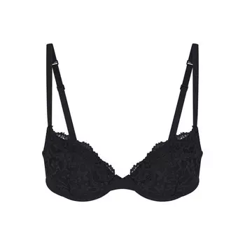 Бюстгальтер push-up SKIMS Fits Everybody Lace, цвет Onyx