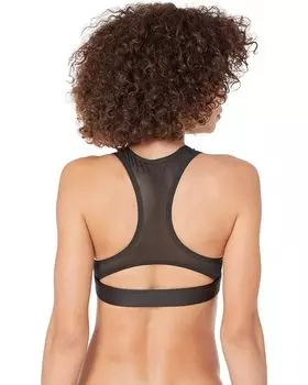 Бюстгальтер Reebok Hero Racer Padded Bra, цвет Black/Rose Gold