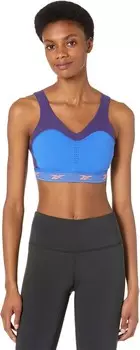 Бюстгальтер Reebok PureMove+ Sports Bra, цвет Dark Orchid/Court Blue
