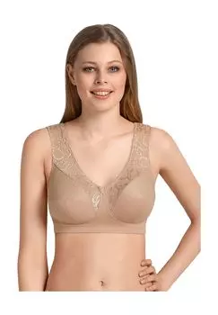 Бюстгальтер рельефный Microenergen, кружево, микрофибра, женский Anita, цвет Deep Sand