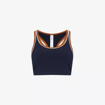 Бюстгальтер Robbie Airweight из эластичного джерси с полосками и отделкой Splits59, синий